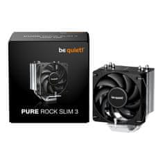 Be quiet! PURE ROCK SLIM 3 procesorski hladilnik, 100mm, 130W, črni (BK047)