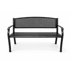 Aga Kovinska vrtna klop 128x58x84 cm