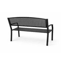 Aga Kovinska vrtna klop 128x58x84 cm