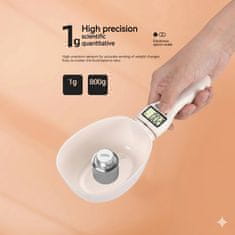 HOME & MARKER® Digitalna merilna žlična tehtnica 1–800 g z LCD prikazom, več enot, kuhinjska žlica za natančno doziranje | MERASPOON
