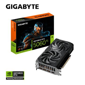 Gigabyte Grafična kartica GeForce RTX 5060 Ti Windforce MAX OC 8G, 8GB GDDR7, PCI-E 5.0