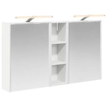 Vidaxl Komplet omaric za kopalnico 3 pcs 106 x 16 x 62,5 cm