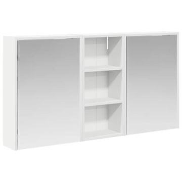 Vidaxl Komplet omaric za kopalnico 3 pcs 116 x 16 x 62,5 cm