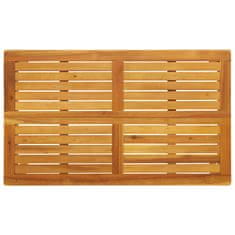 Vidaxl 2 Kos Akacijev les Rjava