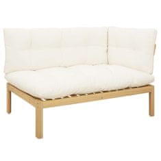 Vidaxl 2 Kos Akacijev les Svetlo rjava