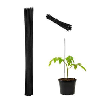 Northix Bambusove palice za rože 60 cm set 50 kosov