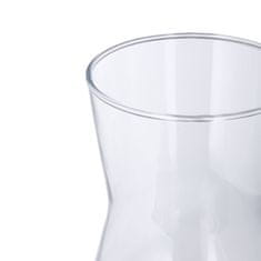 Northix Steklena vaza za rože 25 cm prozorna eleganten dizajn