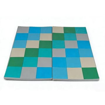 Northix Zložljiva igralna podloga 144x144 cm pena umetno usnje