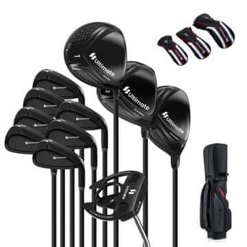 Northix Komplet golf palic desničarski titan driver torba stojalo