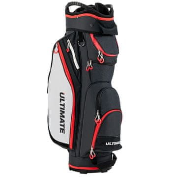 Northix Lahka golf torba 14 razdelkov 8 žepov 128 cm črna