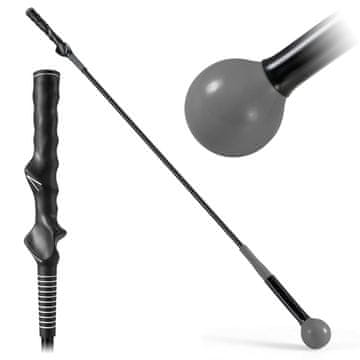 Northix Golf vadbeni pripomoček 120 cm utežena glava steklena vlakna siva