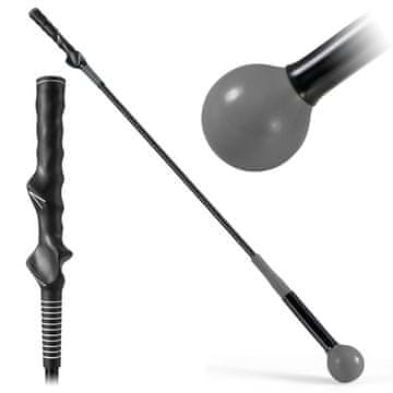 Northix Golf vadbeni pripomoček 100 cm utežena glava steklena vlakna siva