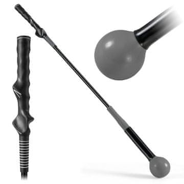 Northix Golf vadbeni pripomoček 80 cm utežena glava steklena vlakna siva