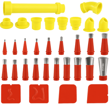 ER4 Nadstavki Za Silikon Silikoniranje Šobe Iztiskalnik Aplikator Pištola Šobe