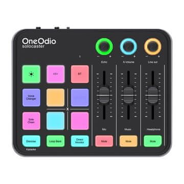 OneOdio Avdio mešalnik in zvočna kartica OneOdio Solocaster