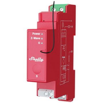 Shelly rele Wave Pro 1PM max 16A Z-Wave DIN letev