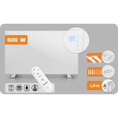 Baldr Infrardeči grelec 600W BD-981 WiFi z aplikacijo za daljinsko upravljanje