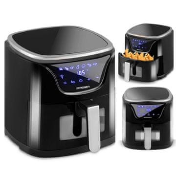 Baldr Cvrtnik na vroč zrak 5l BD-652 črne in srebrne barve