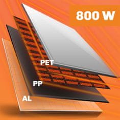 Baldr Infrardeči grelec 800W BD-987 WiFi z aplikacijo za daljinsko upravljanje