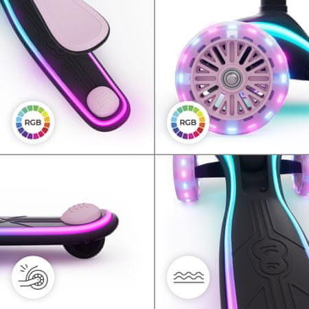 LED kolesa in platforma