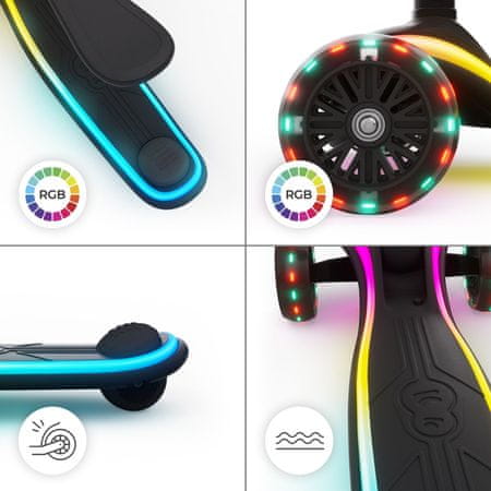 LED kolesa in platforma