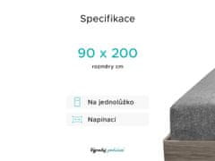 Ljubki dom Frotirna rjuha EXCLUSIVE črna 90 x 200 cm