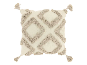 Ljubki dom Dekorativna blazina CRUZ 45x45 cm, siva