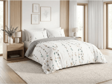 Ljubki dom Posteljnina iz mikroflanela CALIWA bela Dimenzije posteljnine: 70 x 90 cm | 140 x 200 cm