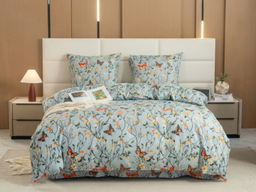 Ljubki dom Posteljnina iz mikrovlaken MONARCH WINGS svetlo modra Velikost posteljnine: 2 kosa 70 x 90 cm | 200 x 220 cm