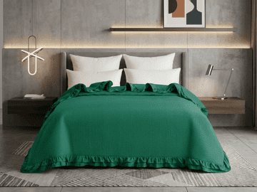 Ljubki dom Pregrinjalo MONTEGO, zeleno Velikost: 200 x 220 cm