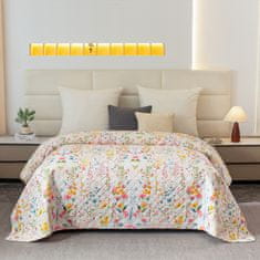 Ljubki dom Pregrinjalo MILLEFLEUR, barvito Velikost: 170 x 210 cm