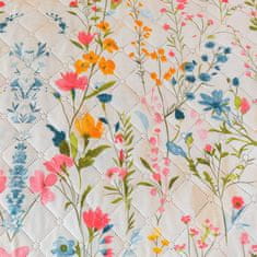Ljubki dom Pregrinjalo MILLEFLEUR, barvito Velikost: 170 x 210 cm