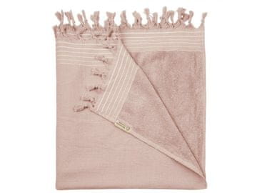 Ljubki dom Brisača za na plažo WALRA roza 90 x 180 cm, 100% bombaž