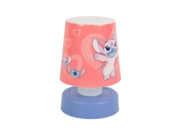 Ljubki dom LED otroška nočna svetilka LILO & STITCH 11 cm roza