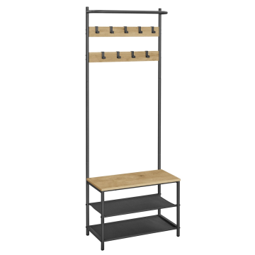 Ljubki dom Obešalnik za plašče s čevlji TAYLOR ARTISAN 64x180 cm