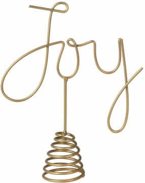 Ljubki dom Božični okrasek GOLD JOY 21 cm, zlat