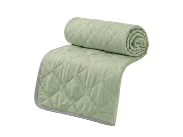 Ljubki dom Hladilna poletna odeja ELARIA, zelena Velikost: 200 x 220 cm