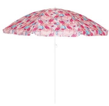 Ljubki dom Vrtni senčnik FLAMINGO 200 cm, roza