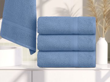 Ljubki dom Brisača CLARYSSE ELEGANCE 60x110 cm modra, 100% bombaž