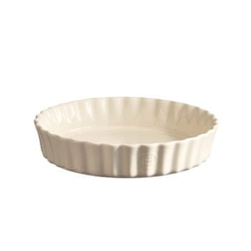 Emile Henry Pekač za pito 24cm / 1,15l / krem / keramika