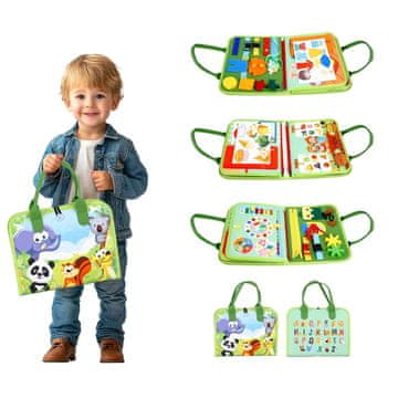 2Kids Toys Senzorična knjiga Zabavni Safari