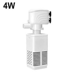 HOME & MARKER® Tihi 3-v-1 akvarijski filter 15W, zračenje in kroženje vode, izjemno tih motor, za sladkovodne akvarije | FILTPRO