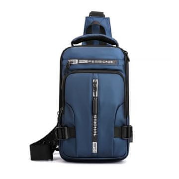 VIVVA® Vodoodporna protivlomna torba za čez ramo z USB polnjenjem, večpredalna, najlon | ONNBAG