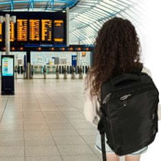 MG Travel potovalni nahrbtnik 45×32 cm, črn