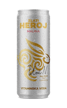Zeleni Heroj Zlati Heroj vitaminska voda z okusom maline
