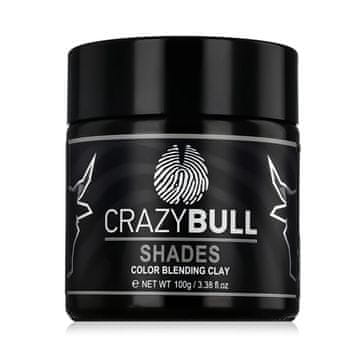 Crazy Bull Shades Color Bleding Clay glina za oblikovanje las z začasnim barvnim učinkom