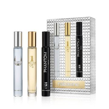 Paco Rabanne Travel Spray Set darilni set parfum Phantom 10 ml + EDT Invictus 10 ml + EDT 1 Million 10 ml za moške
