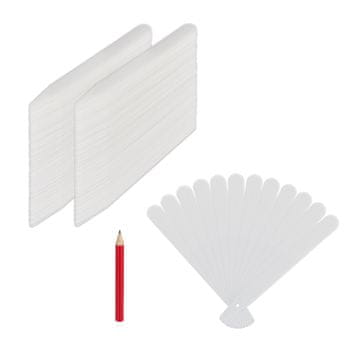 Northix Etikete za rastline 300 kos plastične vodoodporne