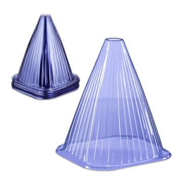 Northix Stožci za zaščito rastlin PVC 32 kos modri pokrovi