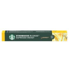 Starbucks by Nespresso Blonde Espresso Roast kavne kapsule, 10 x 53 g